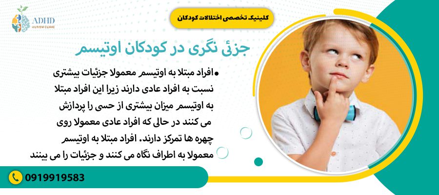 جزئی نگری در کودکان اوتیسم